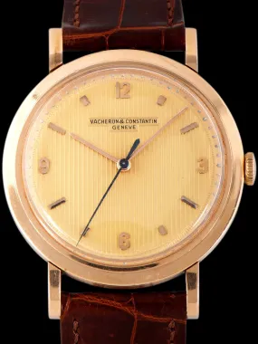 1950s Vacheron Constantin "Jumbo" Dress Watch 18K RG 'Cal. P454/5C'