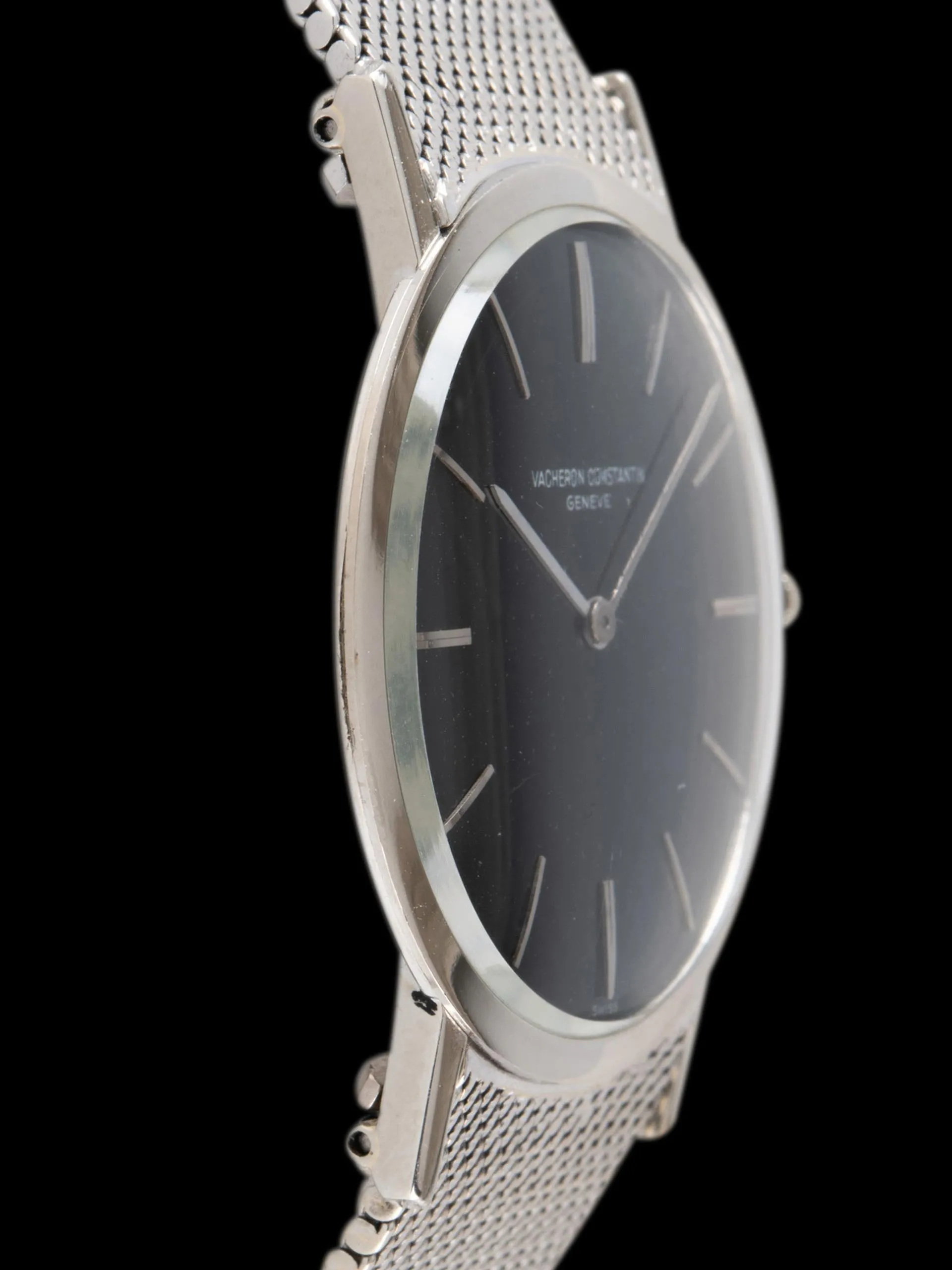 1960s Vacheron Constantin Ultra-Thin 18K WG (Ref. 6115) Black Dial