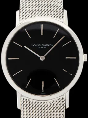 1960s Vacheron Constantin Ultra-Thin 18K WG (Ref. 6115) Black Dial