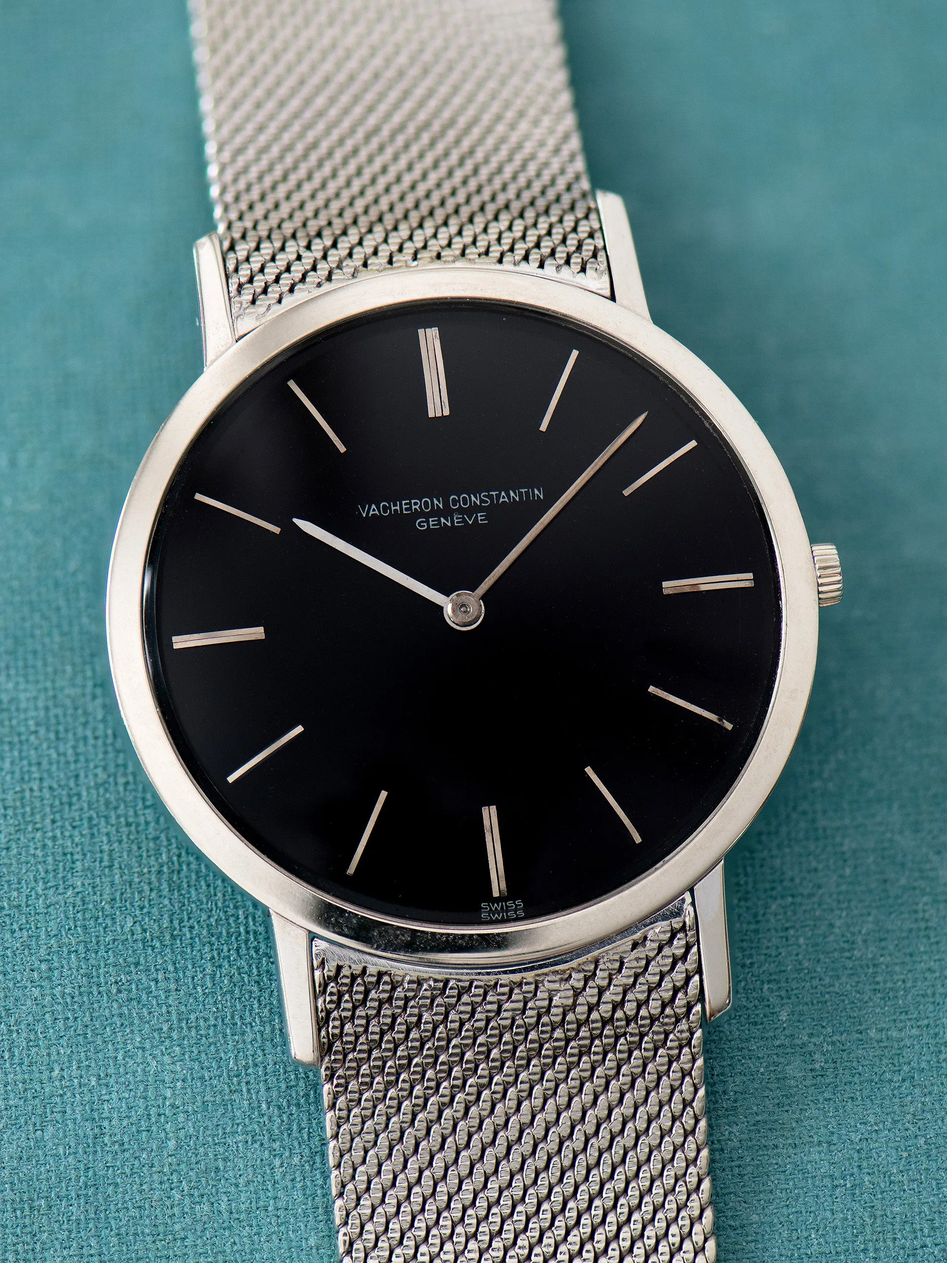 1960s Vacheron Constantin Ultra-Thin 18K WG (Ref. 6115) Black Dial