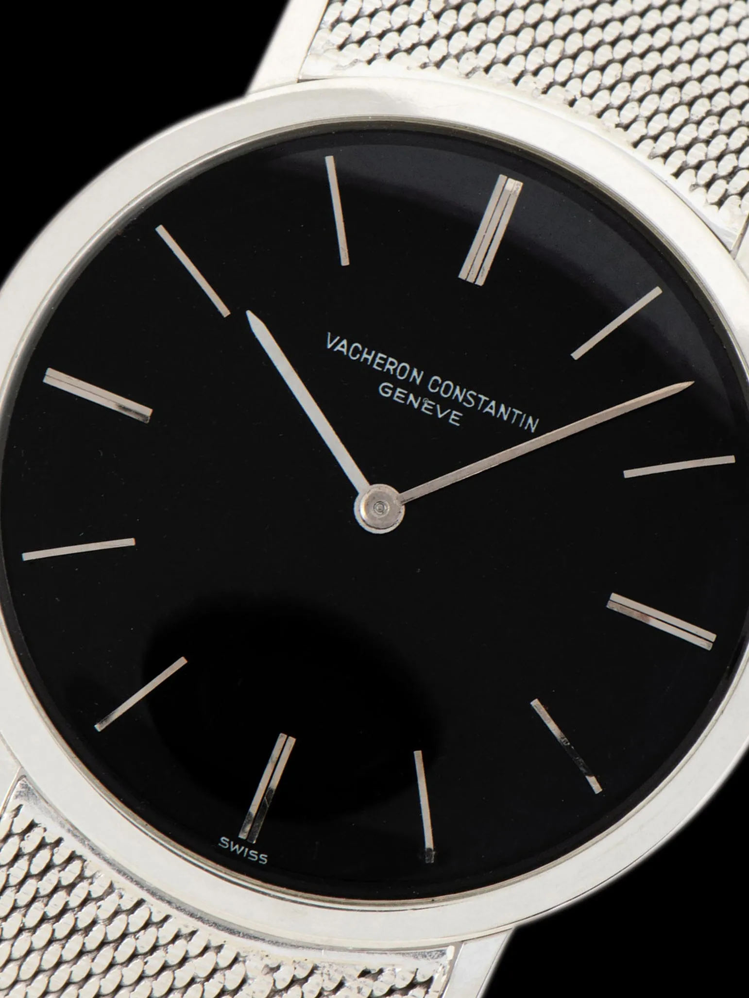 1960s Vacheron Constantin Ultra-Thin 18K WG (Ref. 6115) Black Dial