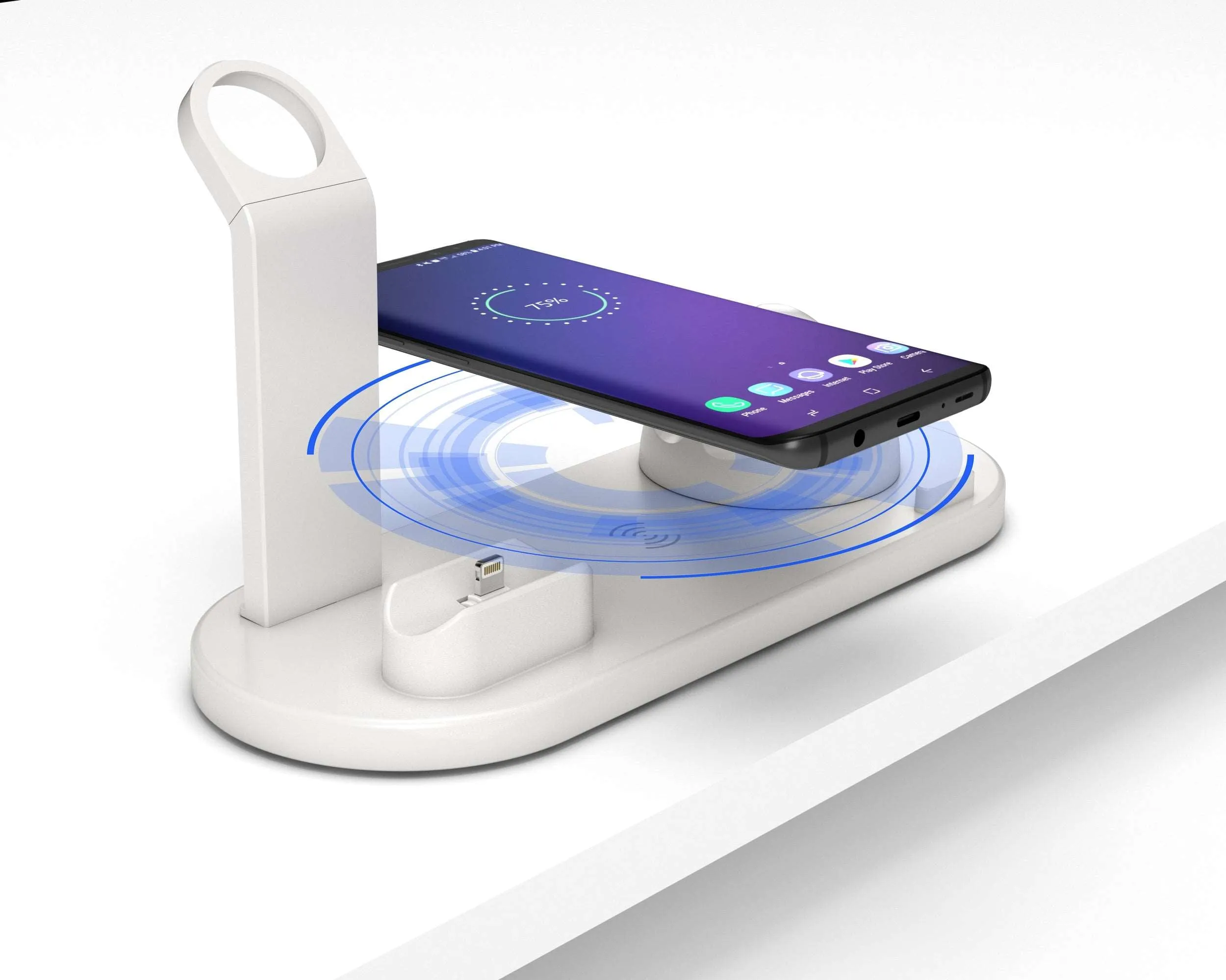 3 in 1 Rotatable Charger Dock for watch, phone and Airpods