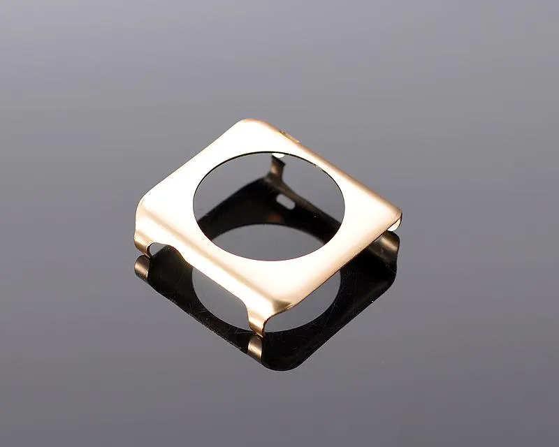 38mm Apple Watch Aluminium Alloy Protective Case iWatch Cover - Gold