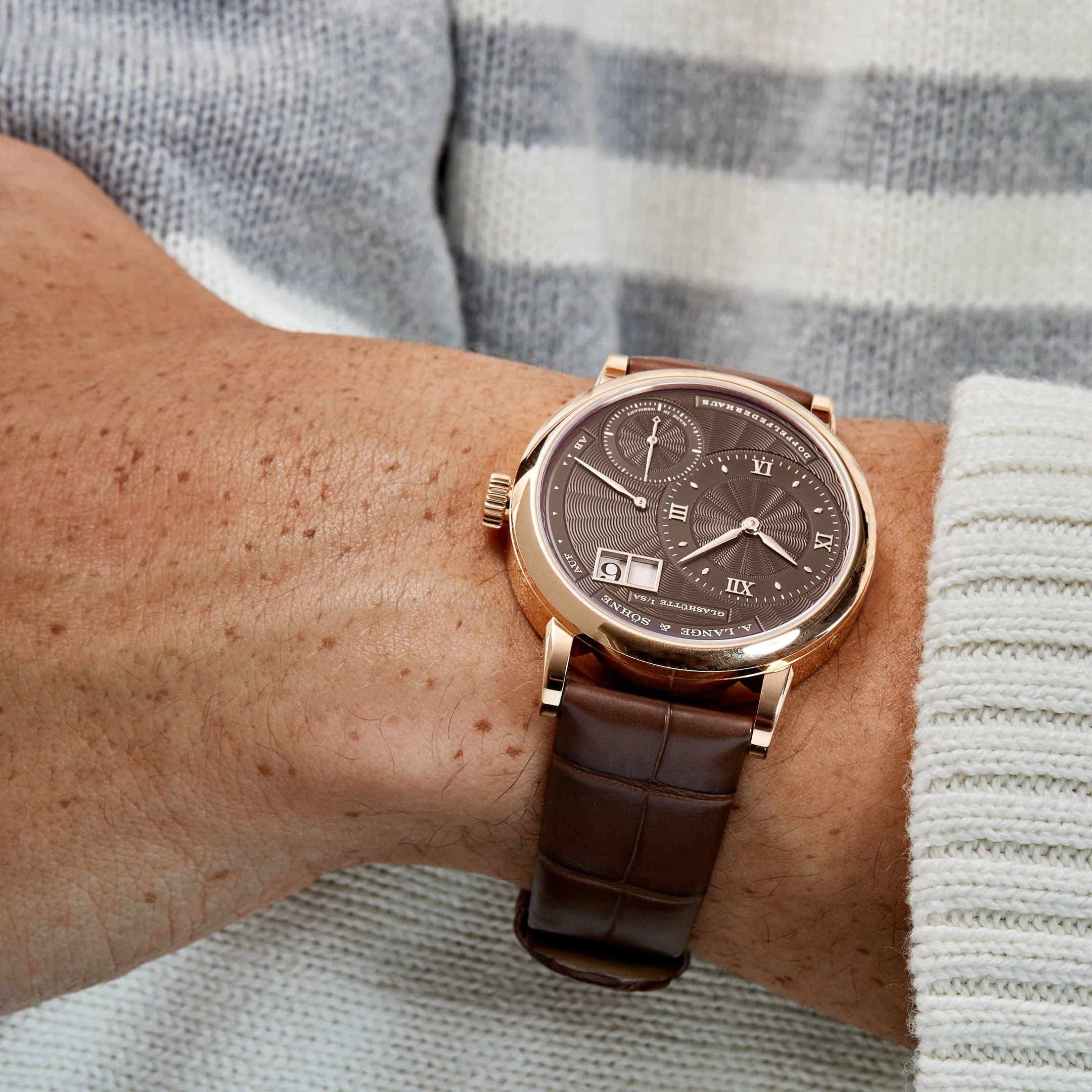 A. Lange & Söhne Little Lange 1 181.037 Rose Gold Brown Dial