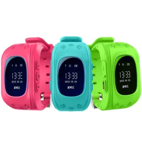 Anti-Lost OLED GPS Tracker Smart Watches for Kids