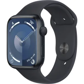 Apple Watch Gen 9 Series 9 45mm Midnight Aluminum - Midnight Sport Band 3M590LW/A