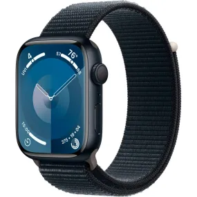 Apple Watch Gen 9 Series 9 45mm Midnight Aluminum - Midnight Sport Loop 3M590LL/A