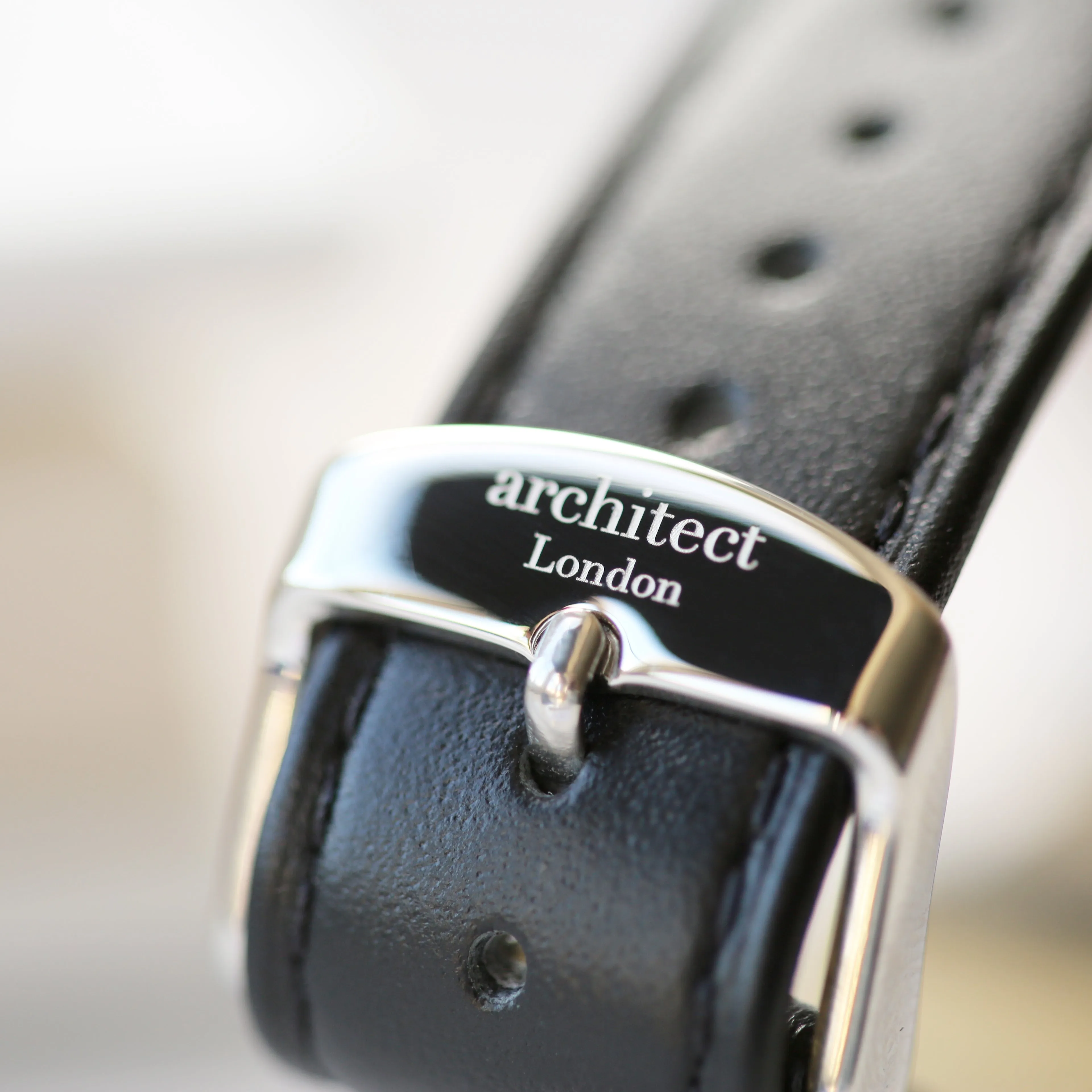 Bespoke Men's Architect Zephyr Black Strap Contactless Payment Watch