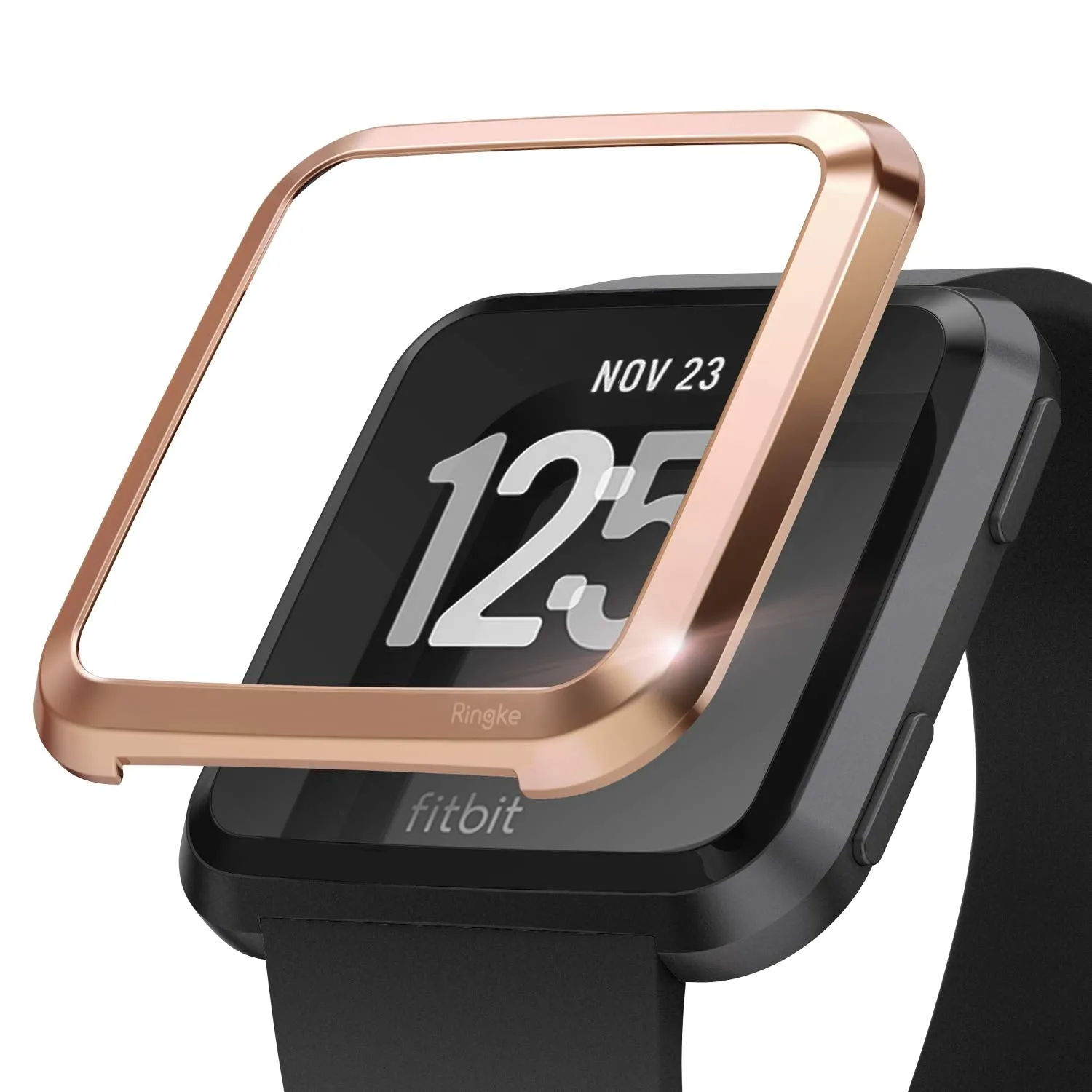 Bezel Styling Designed for Fitbit Versa - [Stainless Steel]