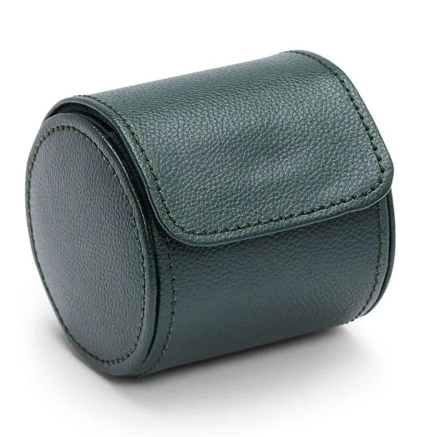 British Racing Single Watch Roll, Green