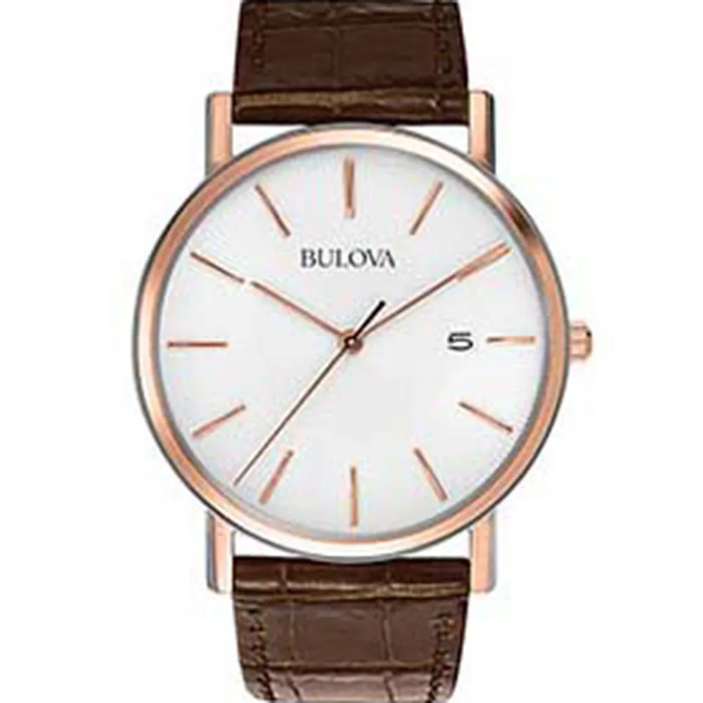 Bulova Classic 98H51 Brown Leather 37mm