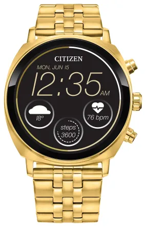 Citizen CZ Gold Stainless Steel Smartwatch