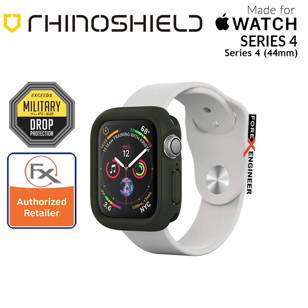 DE-RESERVE Rhinoshield CrashGuard NX for Apple Watch Series SE - 6 - 5 - 4 - 44mm - Camo Green