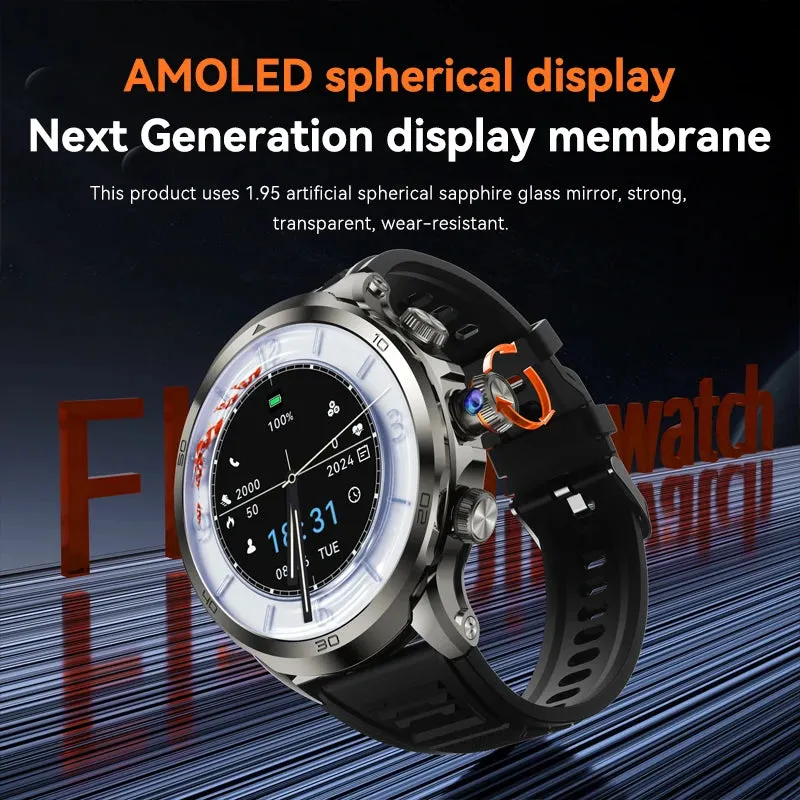 H19 Android Smartwatch 1.95-inch 900W Rotating Camera 8 128G Large Memory