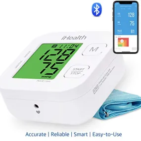 iHealth TRACK Smart Blood Pressure Monitor (KN-550BT) - Connects to both Apple and Android devices