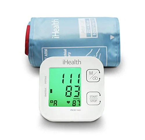 iHealth TRACK Smart Blood Pressure Monitor (KN-550BT) - Connects to both Apple and Android devices