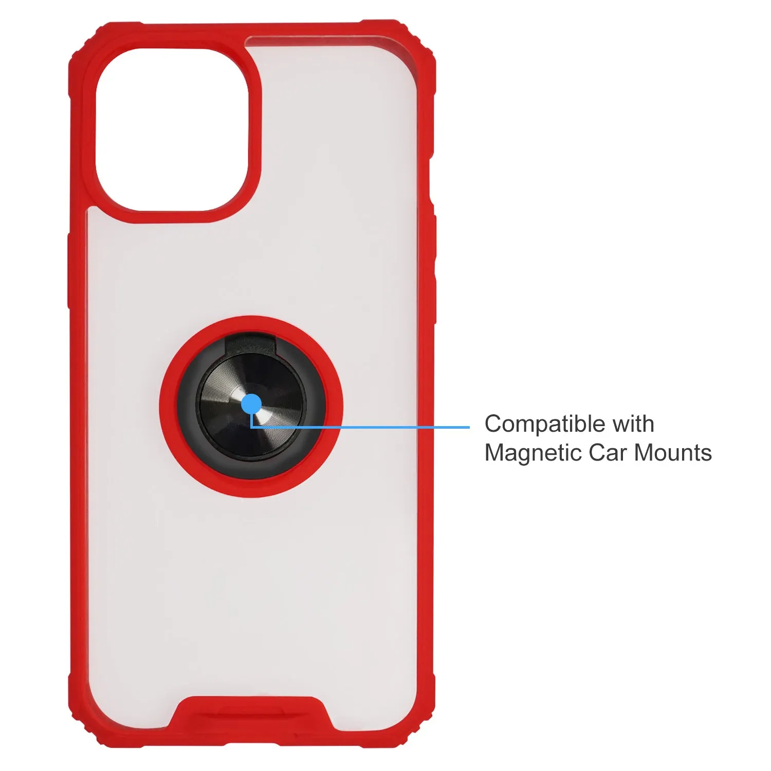 iPhone 12 /12 Pro Case -  TPU Bumper, Ring Holder