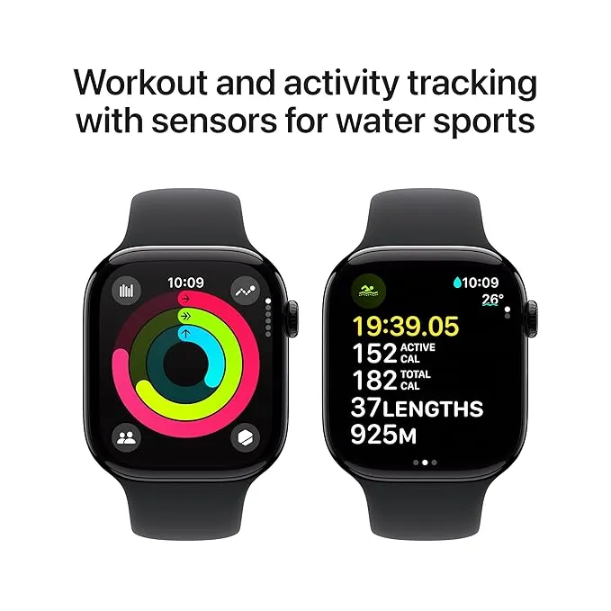 Apple Watch Series 10 (46mm, GPS   Cellular) - Advanced Fitness Tracker with Blood Oxygen & ECG Apps, Always-On Retina Display, Water Resistant, 1-Year Warranty | 30-Day Easy Returns | Includes Free AirPods Pro 2 Gift!