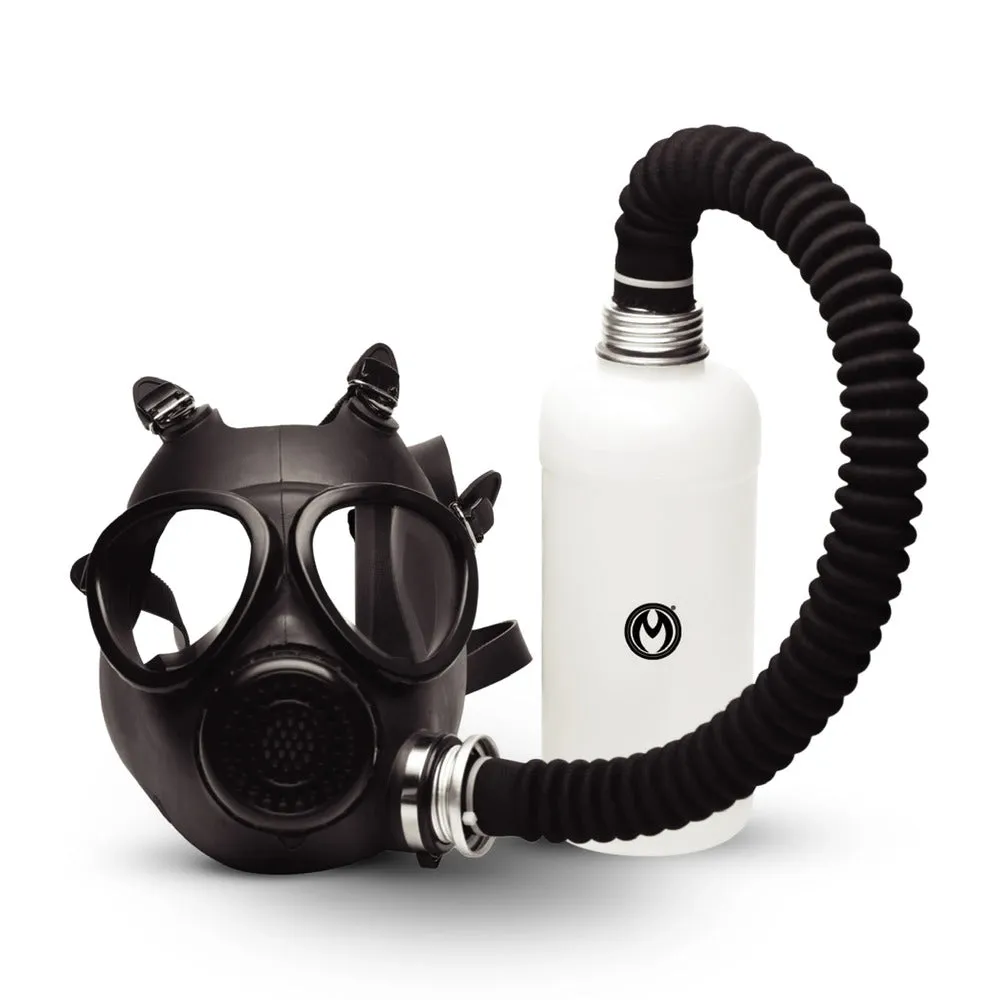 Master Series Bondage Inhaler Gas Mask With Bottle