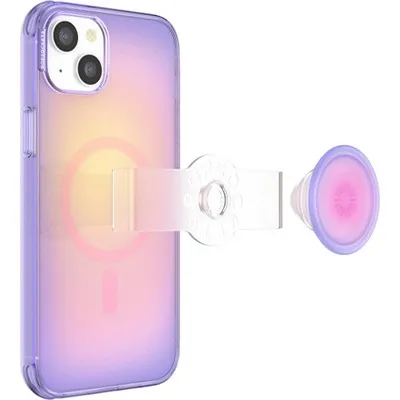 New - PopSockets PlantCore Case Apple iPhone 14 Plus with PopGrip for MagSafe - Aura