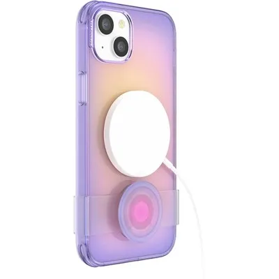 New - PopSockets PlantCore Case Apple iPhone 14 Plus with PopGrip for MagSafe - Aura