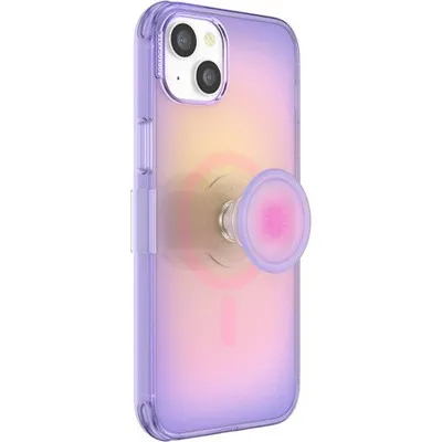 New - PopSockets PlantCore Case Apple iPhone 14 Plus with PopGrip for MagSafe - Aura