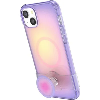 New - PopSockets PlantCore Case Apple iPhone 14 Plus with PopGrip for MagSafe - Aura