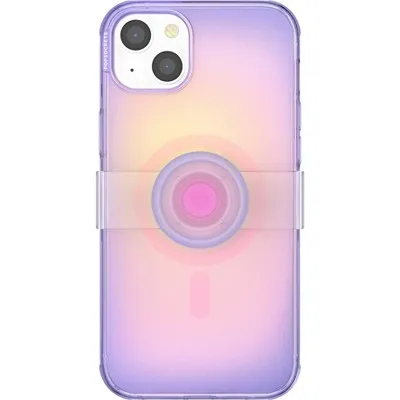 New - PopSockets PlantCore Case Apple iPhone 14 Plus with PopGrip for MagSafe - Aura