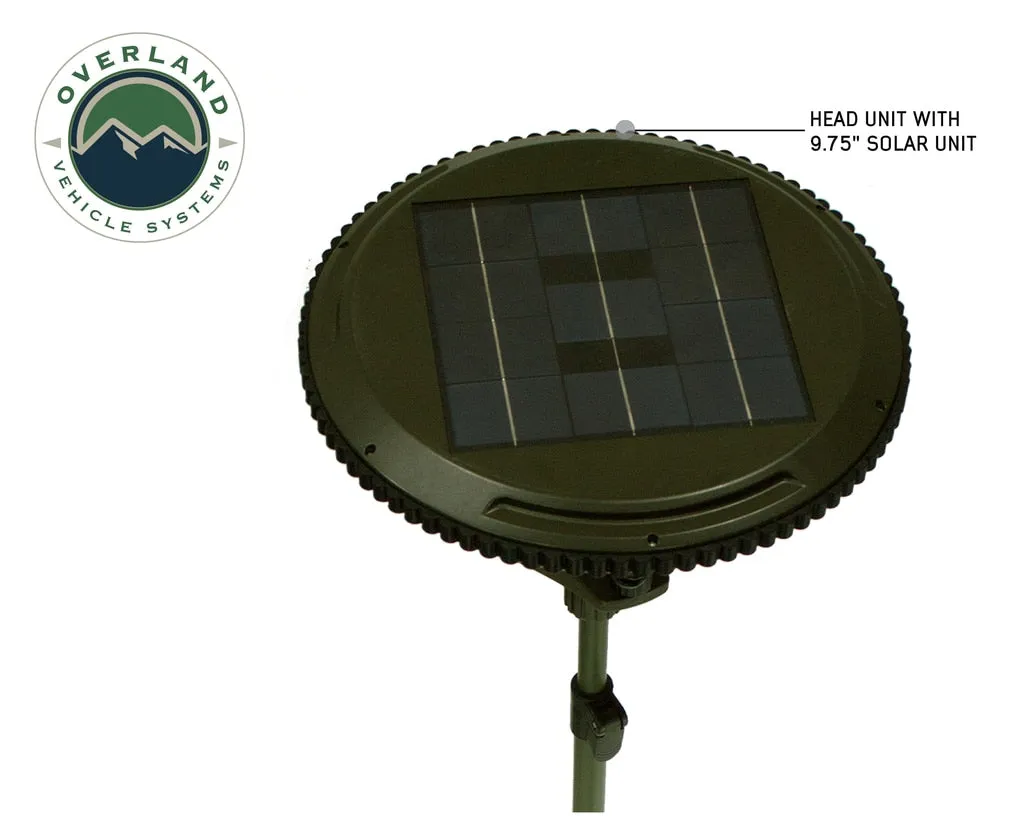 Overland Vehicle Systems Wild Land Camping Gear - UFO Solar Light Pods & Speaker Universal