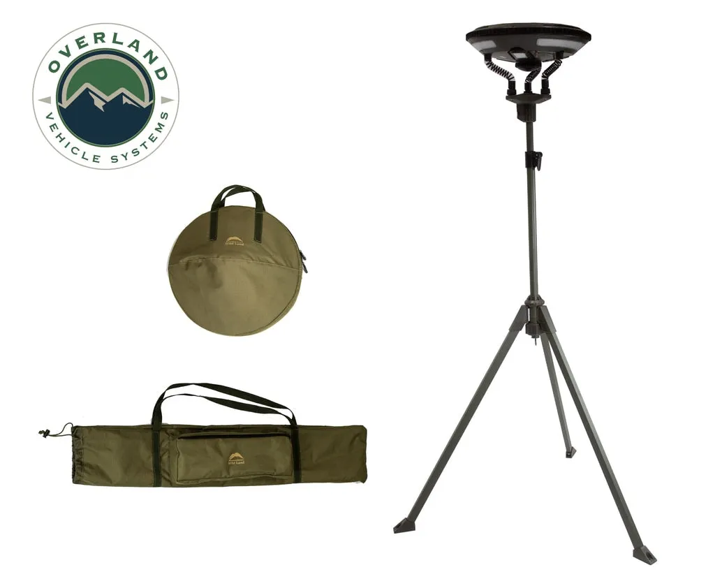 Overland Vehicle Systems Wild Land Camping Gear - UFO Solar Light Pods & Speaker Universal