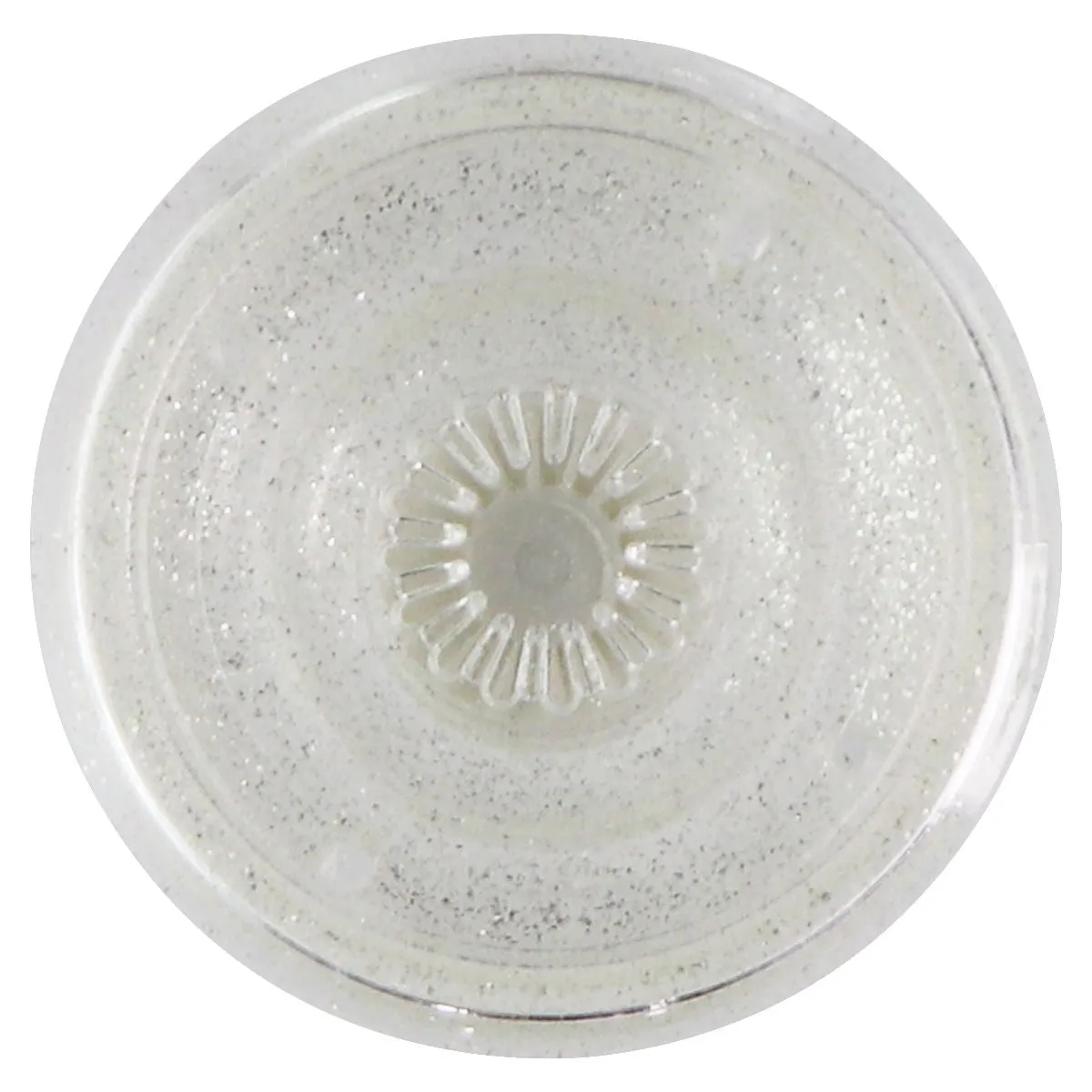 PopSockets PopGrip Swappable Grip Top - Clear Glitter Silver (Top Only)