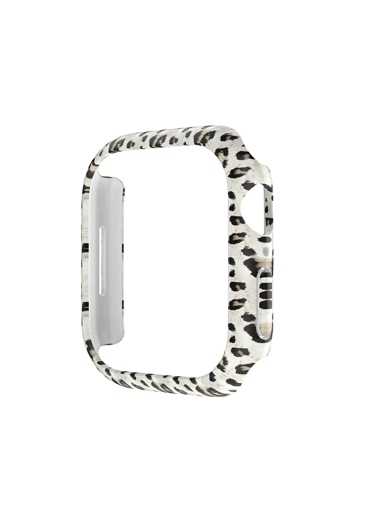 Protective Bumper Case with Screen Protector for Apple Watch 40mm- Leopard Print