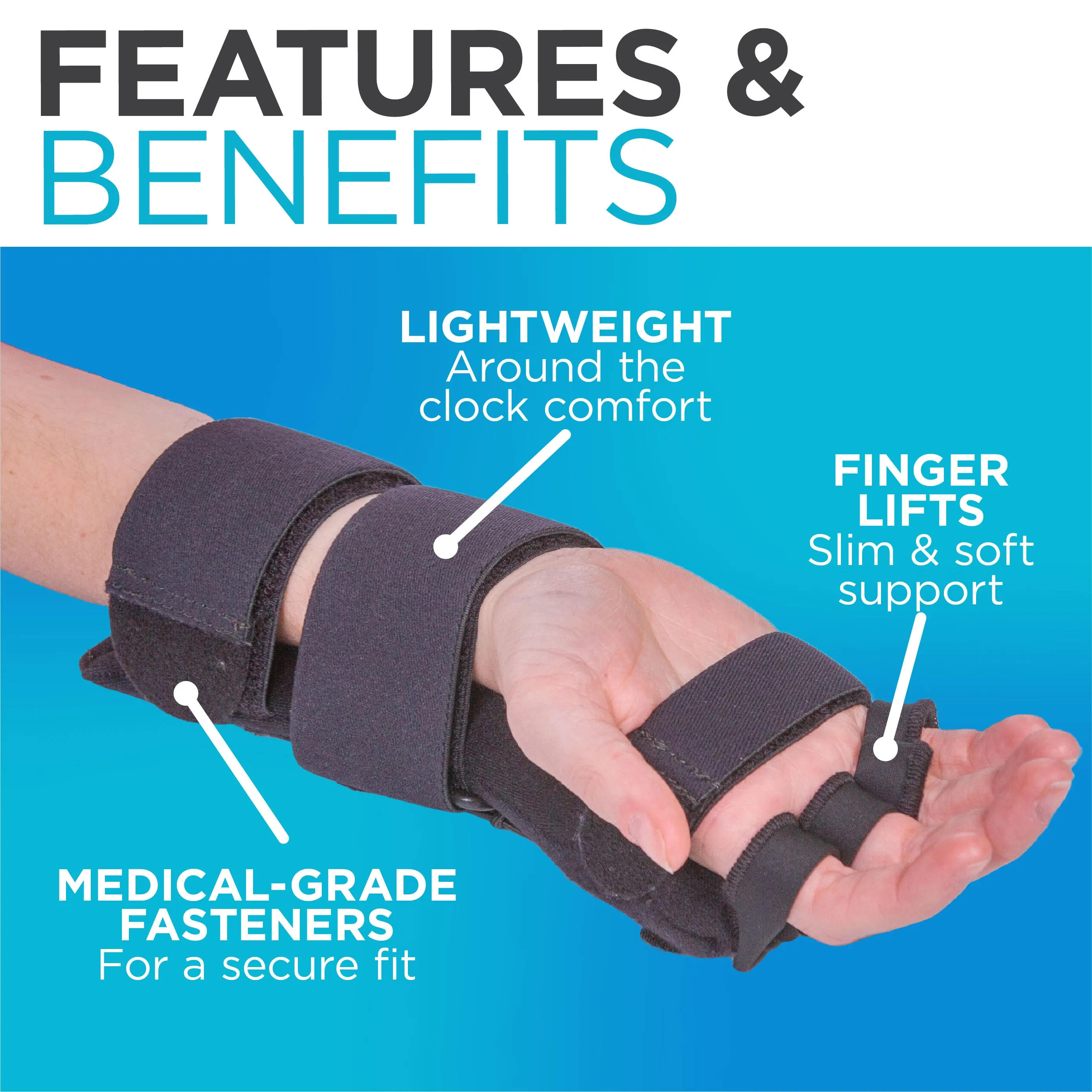 Radial Nerve Palsy Splint | Dynamic Wrist Drop & Finger Extension Brace for Saturday Night, Honeymoon & Crutch Palsy