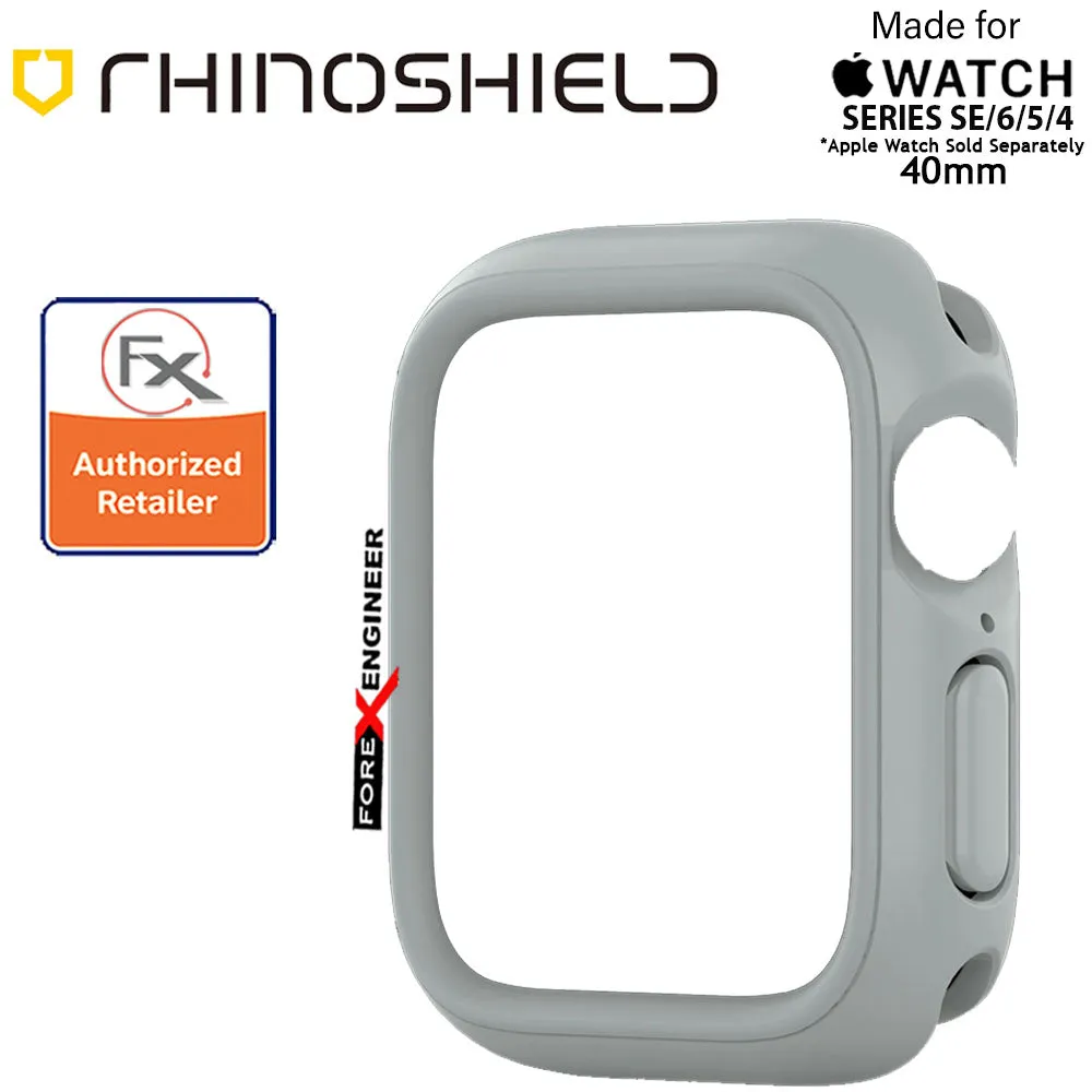 Rhinoshield CrashGuard NX- Apple Watch 40mm (Series 4-5-6-SE) | Platinum Grey  ( Barcode : 4710227238792 )