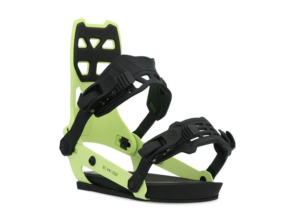 Ride 2024 A-8 Snowboard Bindings - Lime