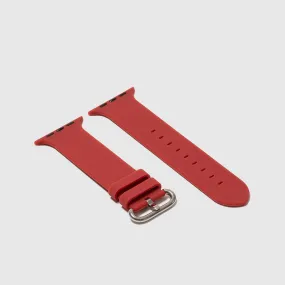 Rubber Strap for Apple Watch - Bordeaux Red