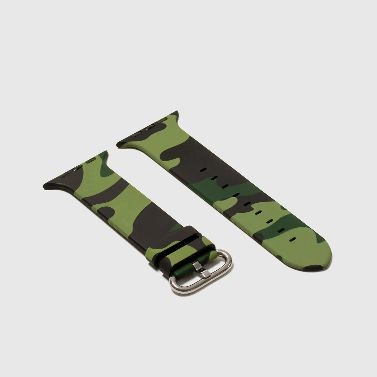 Rubber Strap for Apple Watch - Green Camo