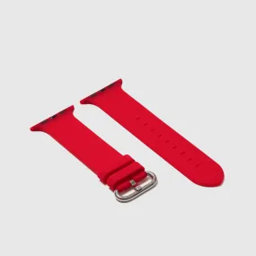 Rubber Strap for Apple Watch - Heat Red