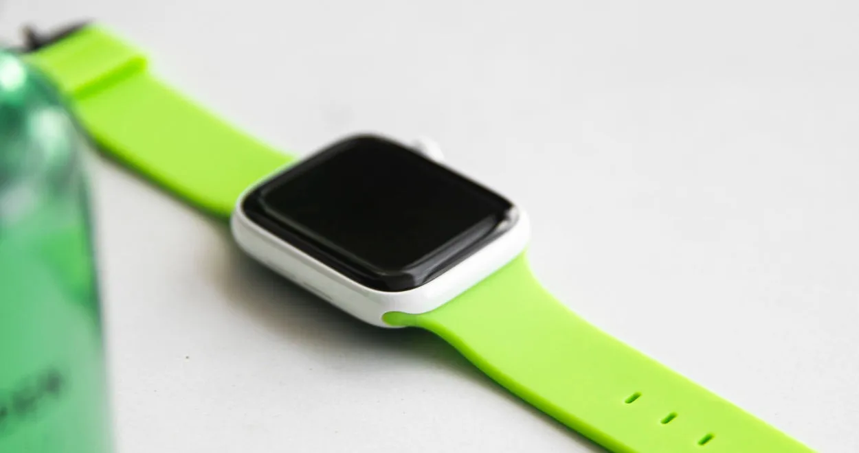 Rubber Strap for Apple Watch - Lime Green