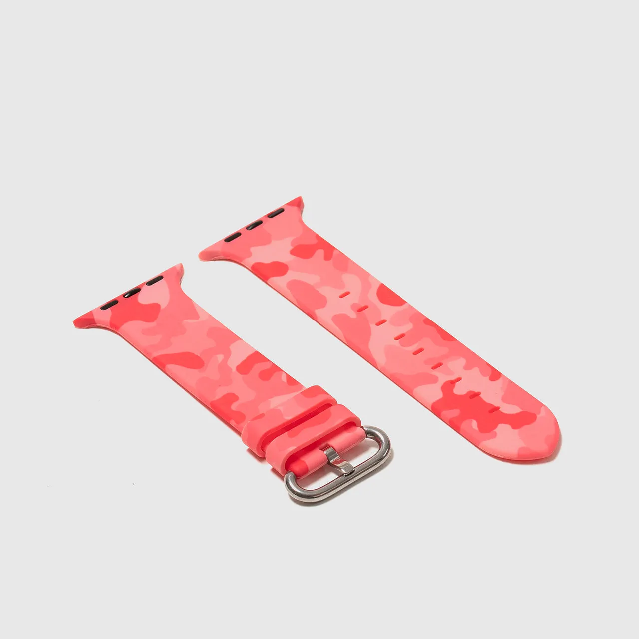 Rubber Strap for Apple Watch - Pink Camo