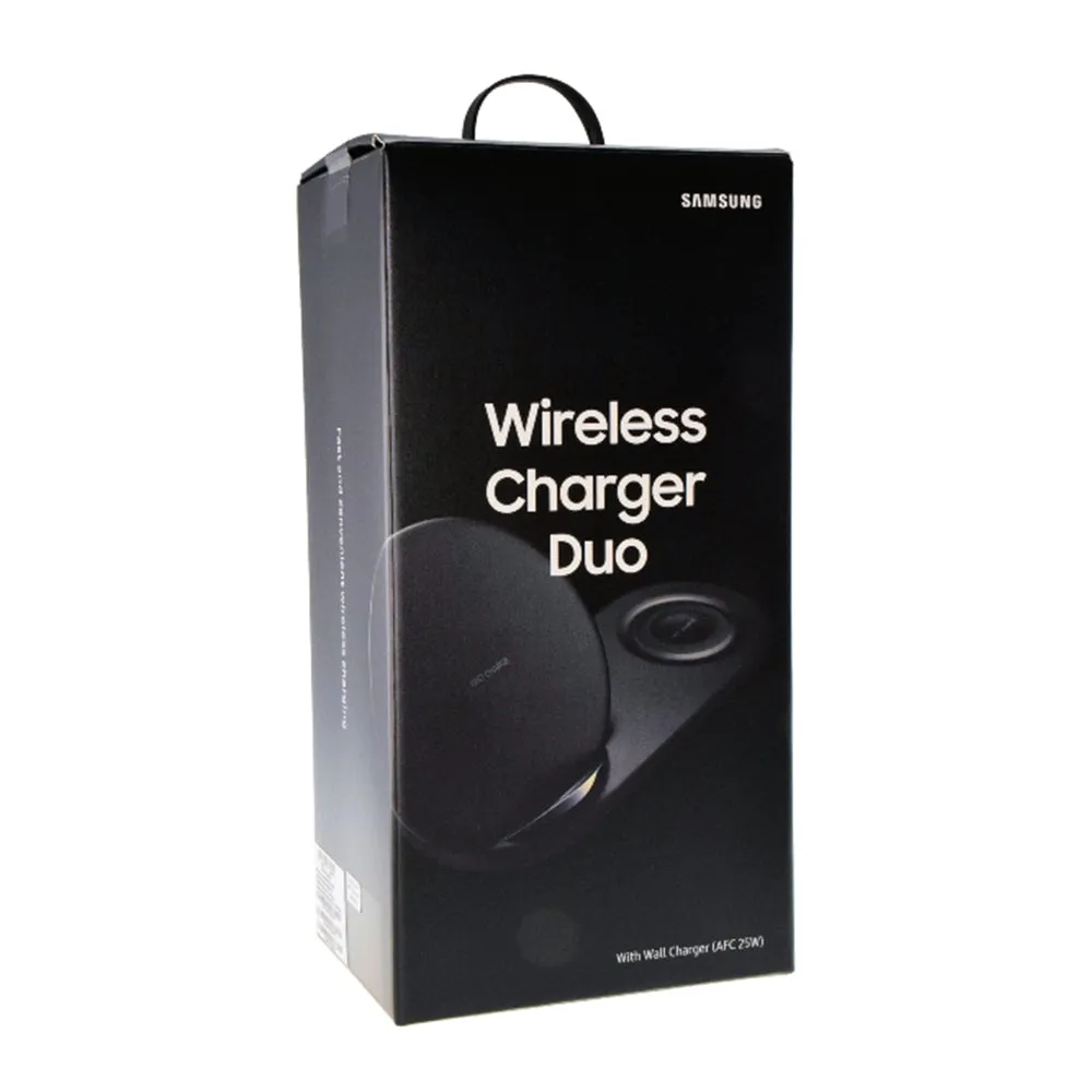 Samsung Wireless Charger DUO, Stand & Pad (Black)