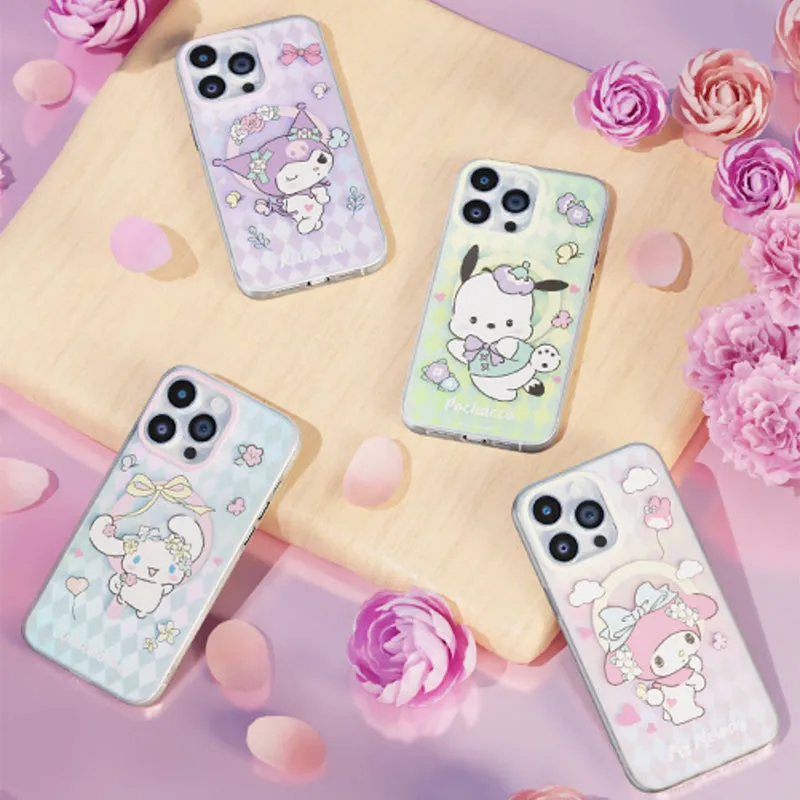 Sanrio Characters Flower Town MagSafe Anti-Scratch Shockproof Back Cover Case