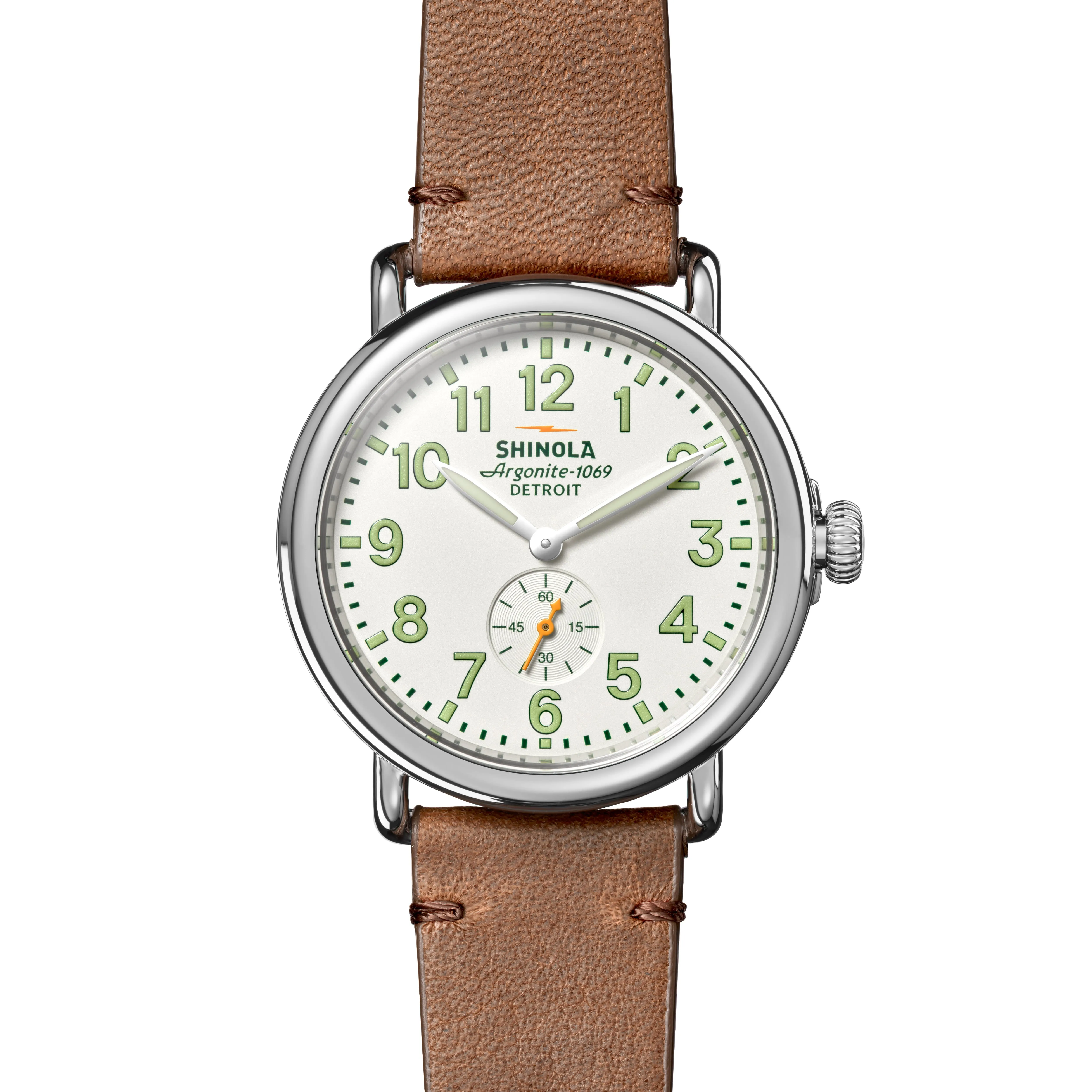 Shinola Runwell Sub Second 41MM with British Tan Strap