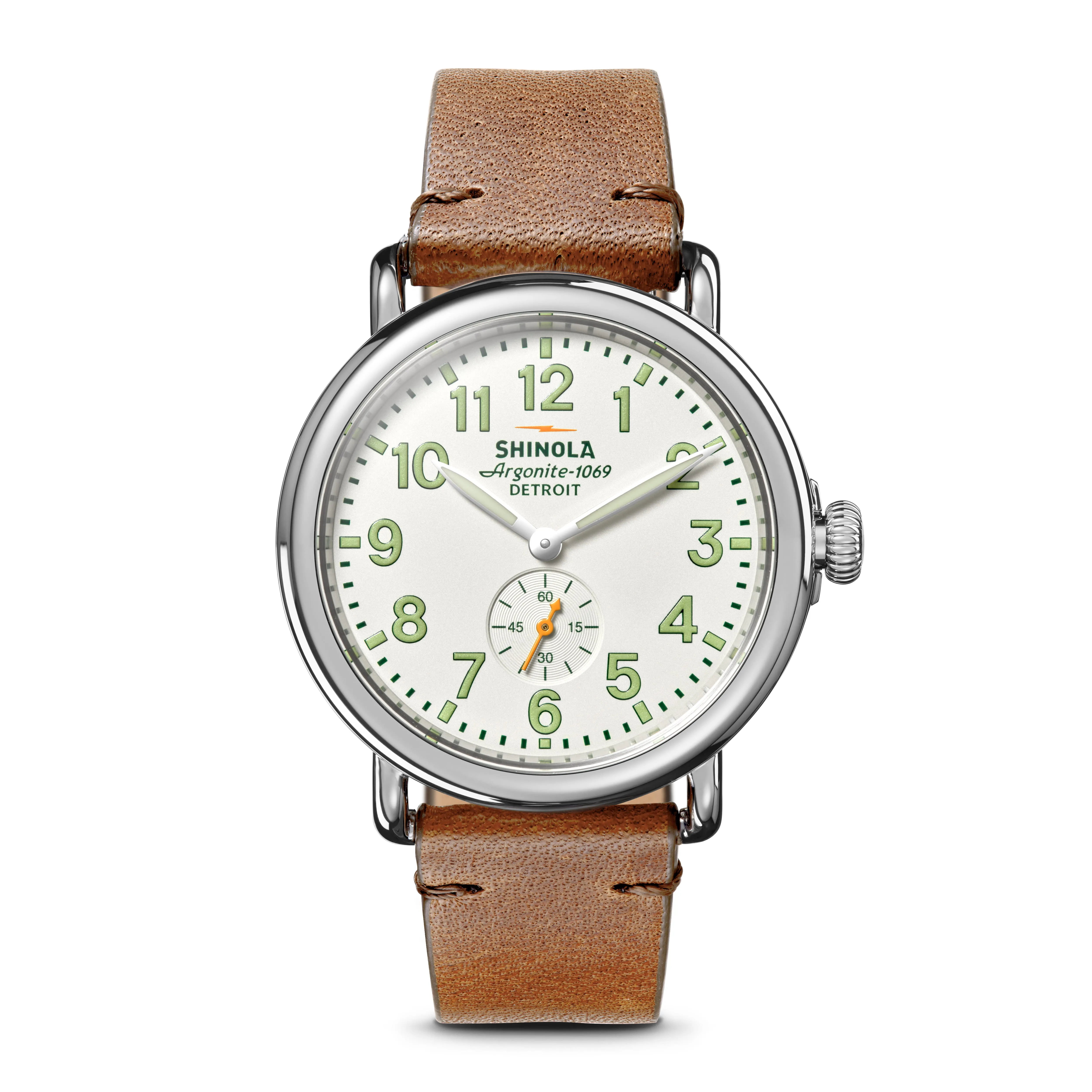 Shinola Runwell Sub Second 41MM with British Tan Strap