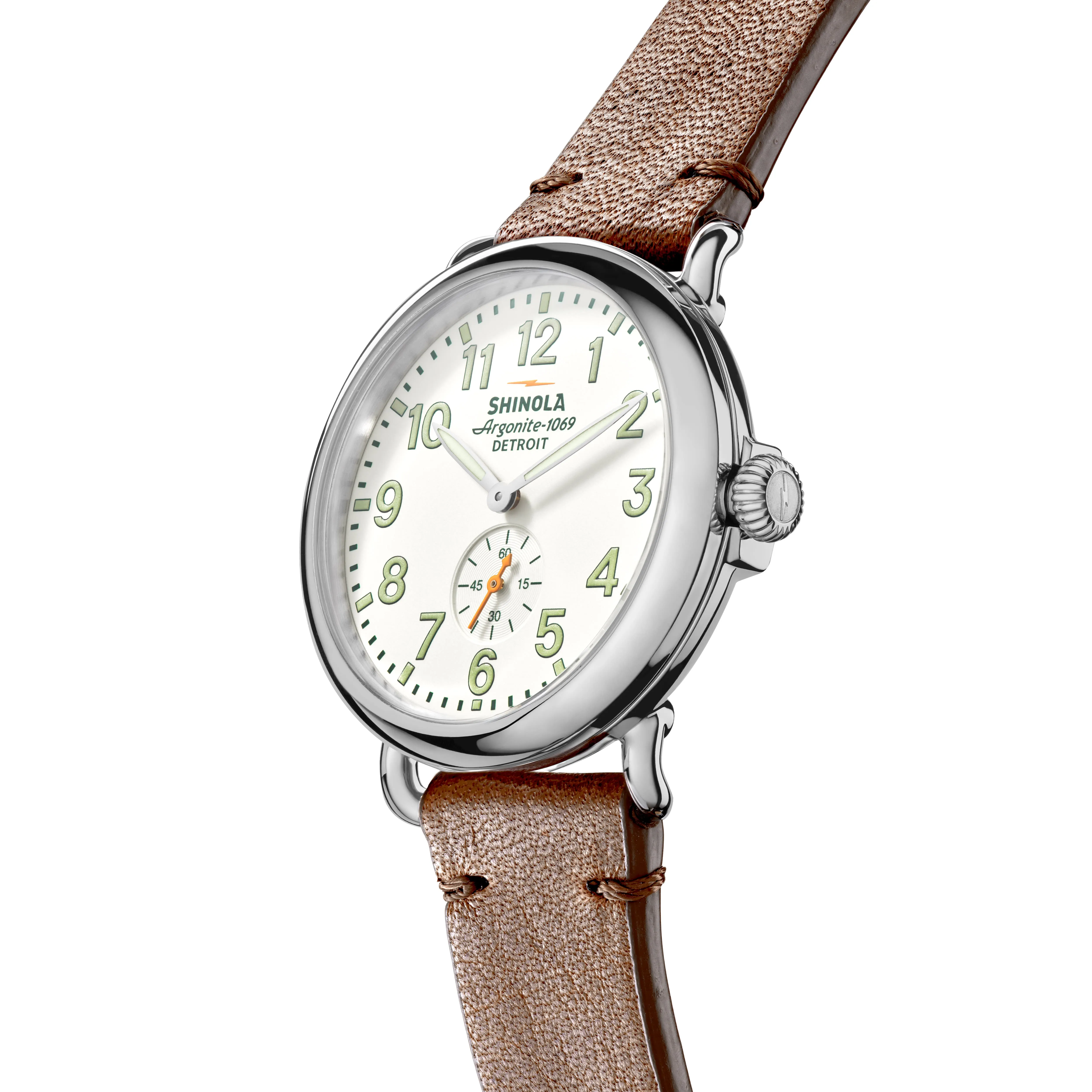 Shinola Runwell Sub Second 41MM with British Tan Strap