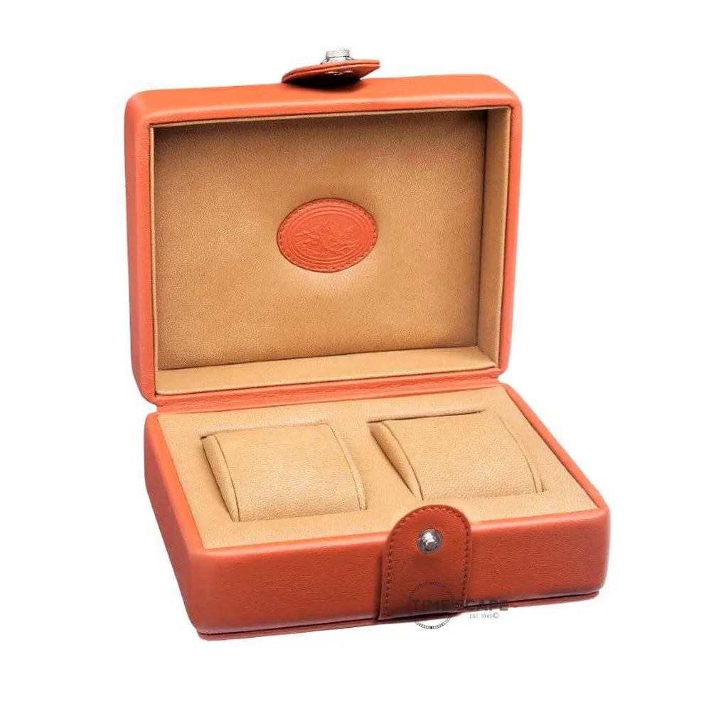 UNDERWOOD (LONDON) - Double Leather Watch Box | UN215/TAN