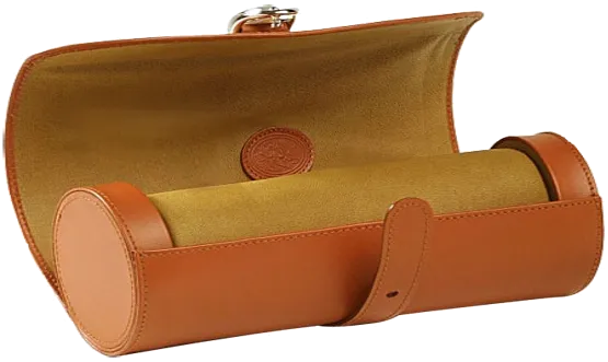 UNDERWOOD (LONDON) - Large Leather Watch Roll | UN205/TAN