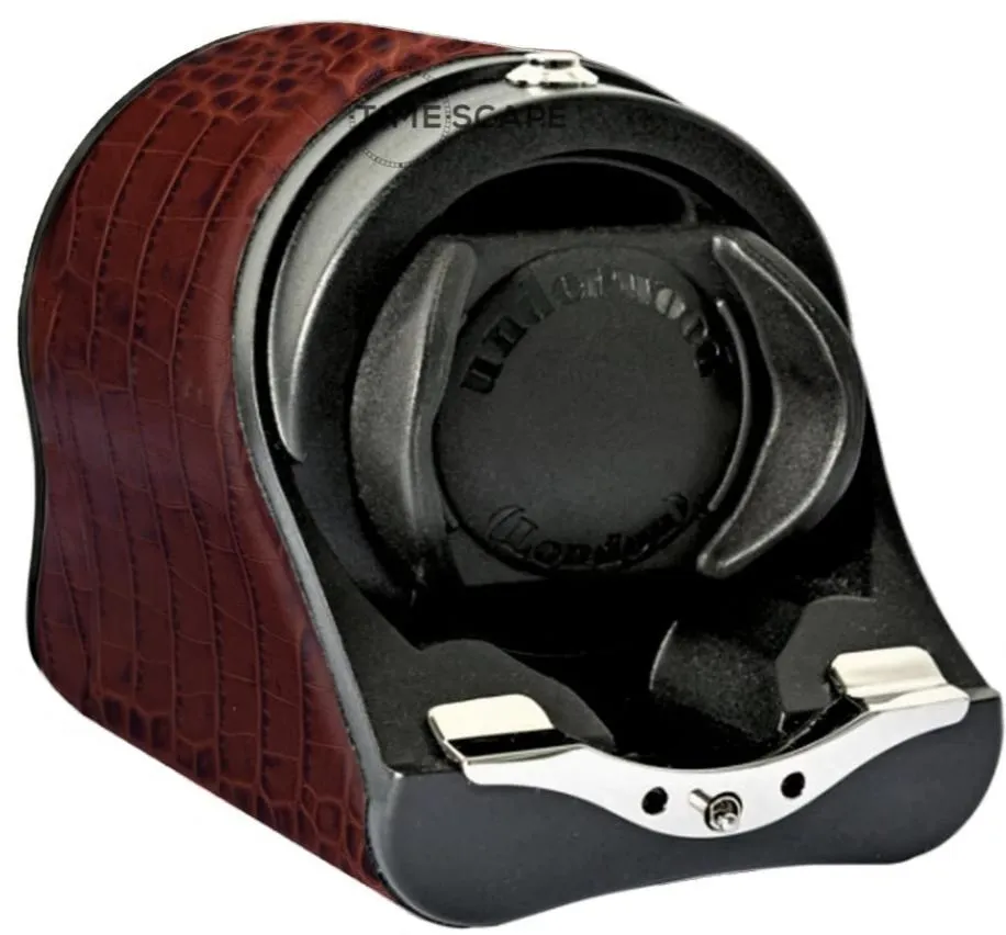 UNDERWOOD (LONDON) - Rotogalbe Croco Single Watch Winder | UN880/CBRW