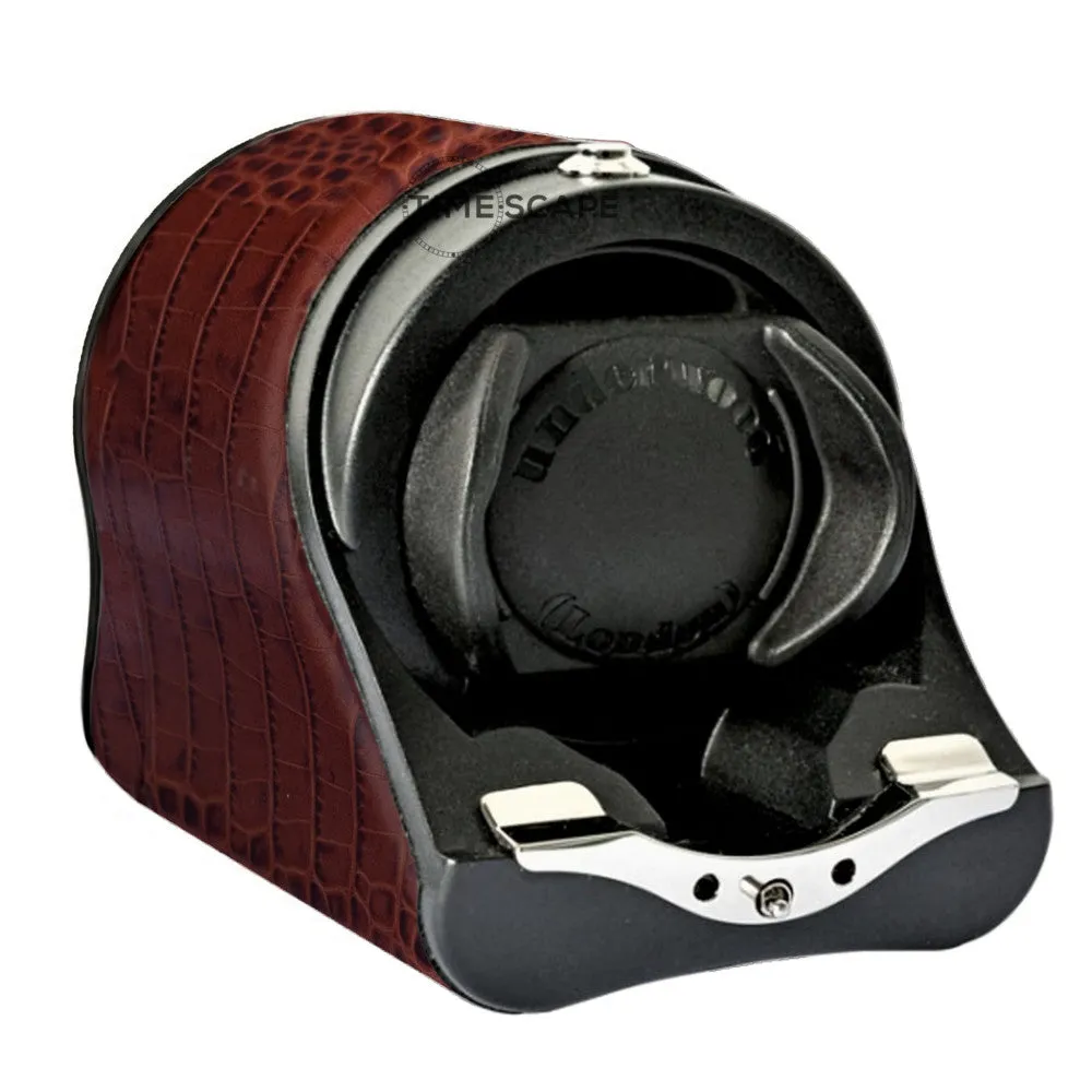 UNDERWOOD (LONDON) - Rotogalbe Croco Single Watch Winder | UN880/CBRW