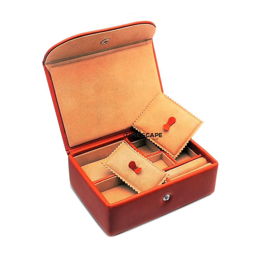 UNDERWOOD (LONDON) - Small Leather Watch & Jewelry Box | UN216/TAN